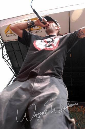 Lamb Of God at Ozzfest Columbus, OH on July 20, 2004 &mdash; concert photo by Wayne Dennon