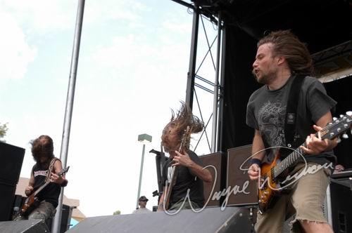 Lamb Of God at Ozzfest Columbus, OH on July 20, 2004 &mdash; concert photo by Wayne Dennon
