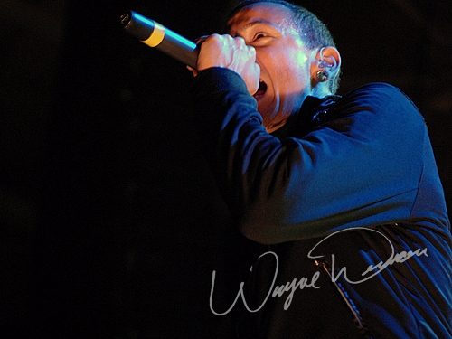 Linkin Park at Verizon Wireless Music Center Noblesville, IN on August 31, 2007 &mdash; concert photo by Wayne Dennon