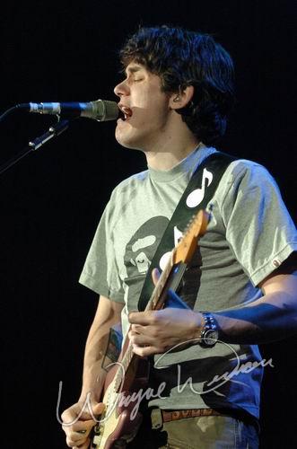 John Mayer at Freedom Hall Louisville, KY on March 12, 2004 &mdash; concert photo by Wayne Dennon