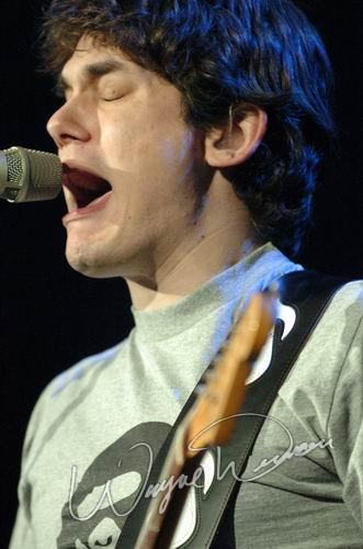 John Mayer at Freedom Hall Louisville, KY on March 12, 2004 &mdash; concert photo by Wayne Dennon