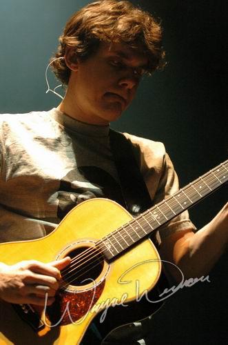 John Mayer at Freedom Hall Louisville, KY on March 12, 2004 &mdash; concert photo by Wayne Dennon