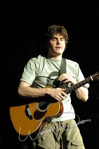 John Mayer at Freedom Hall Louisville, KY on March 12, 2004 &mdash; concert photo by Wayne Dennon