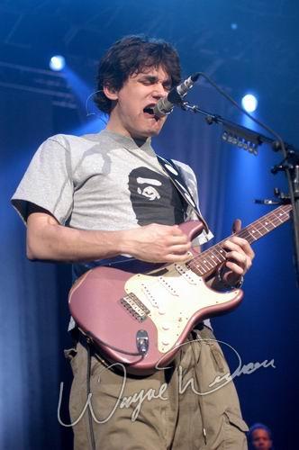 John Mayer at Freedom Hall Louisville, KY on March 12, 2004 &mdash; concert photo by Wayne Dennon
