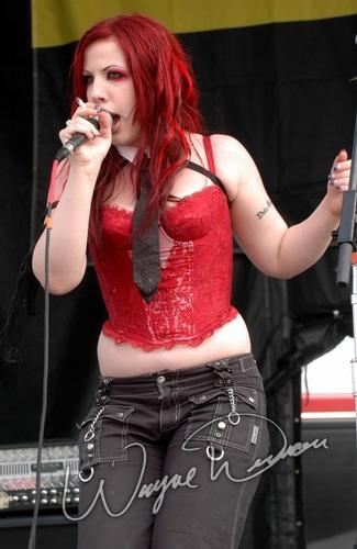 Megan McCauley at X-Fest Indianapolis, IN on September 10, 2005 &mdash; concert photo by Wayne Dennon