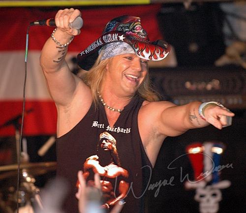 Bret Michaels at Annie's Cincinnati, OH on November 23, 2005 &mdash; concert photo by Wayne Dennon