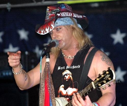 Bret Michaels at Annie's Cincinnati, OH on November 23, 2005 &mdash; concert photo by Wayne Dennon