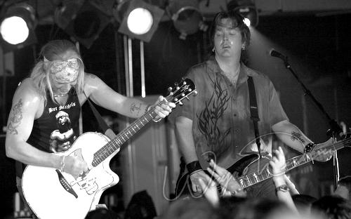 Bret Michaels at Annie's Cincinnati, OH on November 23, 2005 &mdash; concert photo by Wayne Dennon