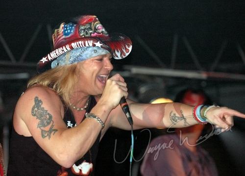 Bret Michaels at Annie's Cincinnati, OH on November 23, 2005 &mdash; concert photo by Wayne Dennon