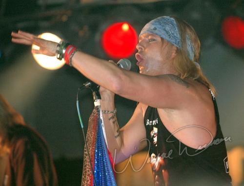 Bret Michaels at Annie's Cincinnati, OH on November 23, 2005 &mdash; concert photo by Wayne Dennon