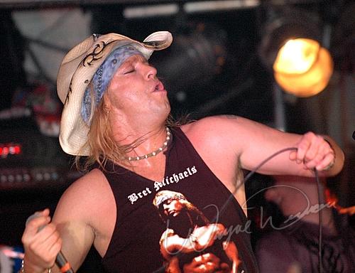 Bret Michaels at Annie's Cincinnati, OH on November 23, 2005 &mdash; concert photo by Wayne Dennon