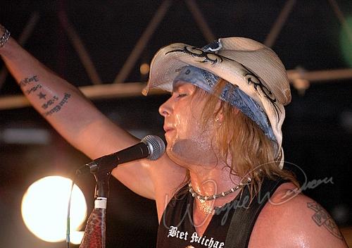 Bret Michaels at Annie's Cincinnati, OH on November 23, 2005 &mdash; concert photo by Wayne Dennon