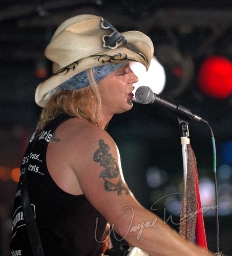 Bret Michaels at Annie's Cincinnati, OH on November 23, 2005 &mdash; concert photo by Wayne Dennon