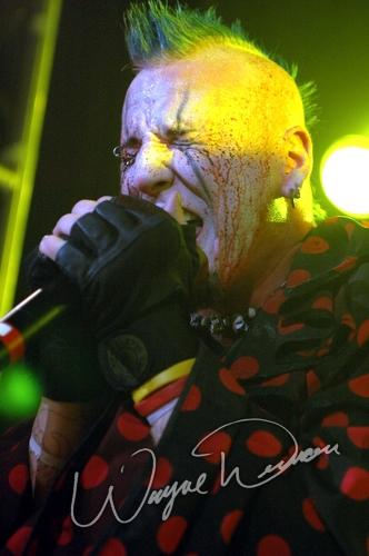 Mudvayne at Lifestyle Communities Pavilion Columbus, OH on December 7, 2005 &mdash; concert photo by Wayne Dennon