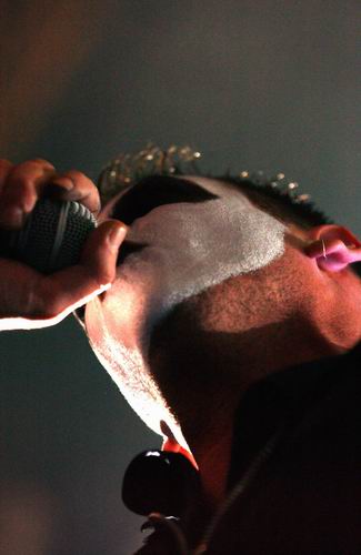 Mushroomhead at Newport Music Hall Columbus, OH on October 12, 2003 &mdash; concert photo by Wayne Dennon
