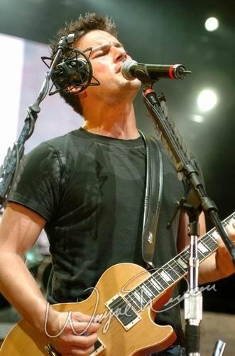 Nickelback at Riverbend Music Center Cincinnati, OH on July 7, 2004 &mdash; concert photo by Wayne Dennon