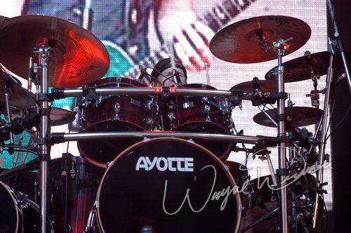 Nickelback at Riverbend Music Center Cincinnati, OH on July 7, 2004 &mdash; concert photo by Wayne Dennon
