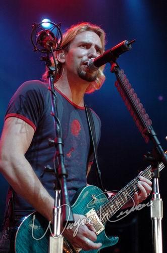 Nickelback at Riverbend Music Center Cincinnati, OH on July 7, 2004 &mdash; concert photo by Wayne Dennon