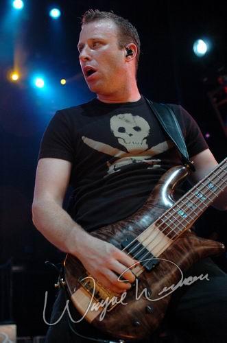 Nickelback at Riverbend Music Center Cincinnati, OH on July 7, 2004 &mdash; concert photo by Wayne Dennon