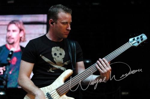 Nickelback at Riverbend Music Center Cincinnati, OH on July 7, 2004 &mdash; concert photo by Wayne Dennon