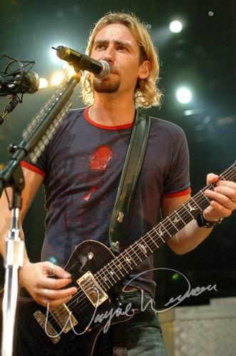 Nickelback at Riverbend Music Center Cincinnati, OH on July 7, 2004 &mdash; concert photo by Wayne Dennon