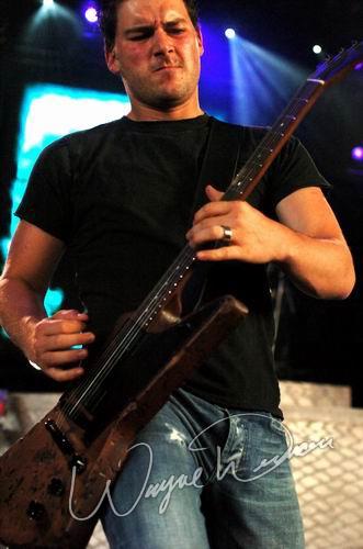 Nickelback at Riverbend Music Center Cincinnati, OH on July 7, 2004 &mdash; concert photo by Wayne Dennon
