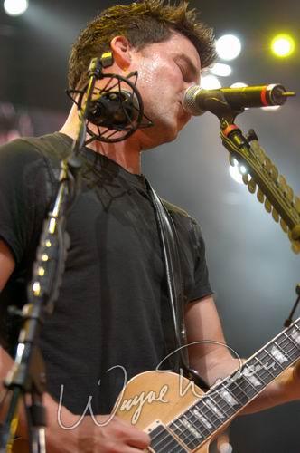 Nickelback at Riverbend Music Center Cincinnati, OH on July 7, 2004 &mdash; concert photo by Wayne Dennon