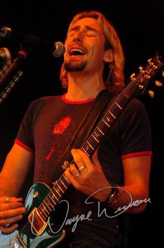 Nickelback at Riverbend Music Center Cincinnati, OH on July 7, 2004 &mdash; concert photo by Wayne Dennon