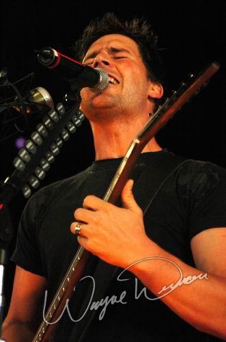 Nickelback at Riverbend Music Center Cincinnati, OH on July 7, 2004 &mdash; concert photo by Wayne Dennon