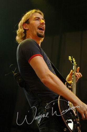 Nickelback at Riverbend Music Center Cincinnati, OH on July 7, 2004 &mdash; concert photo by Wayne Dennon