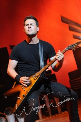 Nickelback at Riverbend Music Center Cincinnati, OH on August 19, 2009 &mdash; concert photo by Wayne Dennon
