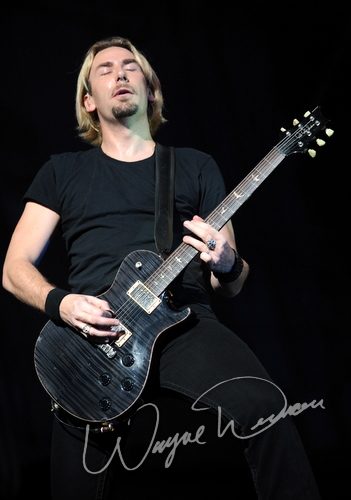 Nickelback at Riverbend Music Center Cincinnati, OH on August 19, 2009 &mdash; concert photo by Wayne Dennon