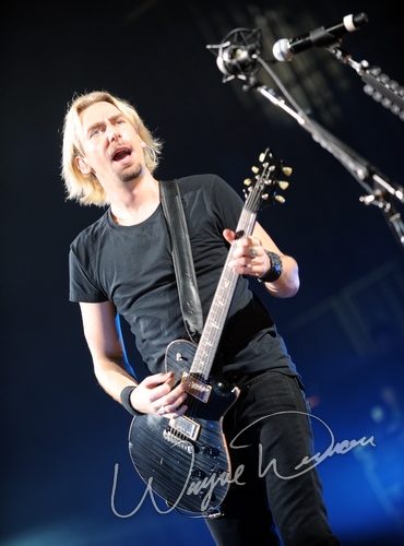 Nickelback at Riverbend Music Center Cincinnati, OH on August 19, 2009 &mdash; concert photo by Wayne Dennon
