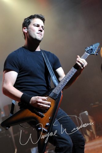 Nickelback at Riverbend Music Center Cincinnati, OH on August 19, 2009 &mdash; concert photo by Wayne Dennon