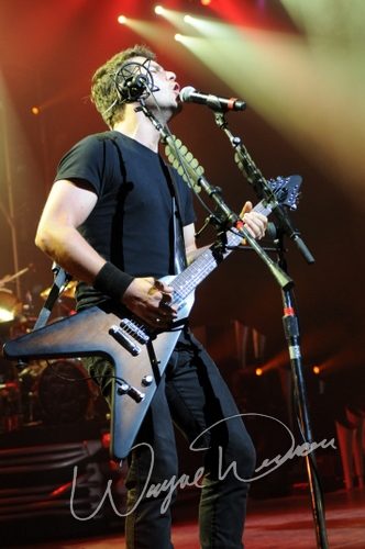 Nickelback at Riverbend Music Center Cincinnati, OH on August 19, 2009 &mdash; concert photo by Wayne Dennon