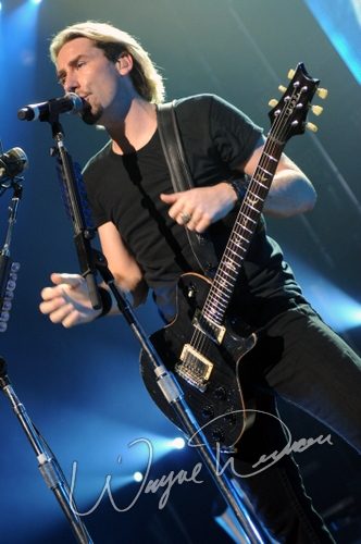Nickelback at Riverbend Music Center Cincinnati, OH on August 19, 2009 &mdash; concert photo by Wayne Dennon