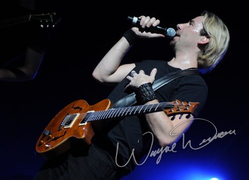 Nickelback at Riverbend Music Center Cincinnati, OH on August 19, 2009 &mdash; concert photo by Wayne Dennon