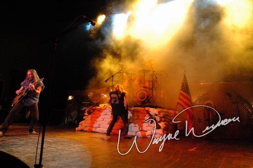 Ted Nugent at PromoWest Pavilion Columbus, OH on February 25, 2005 &mdash; concert photo by Wayne Dennon