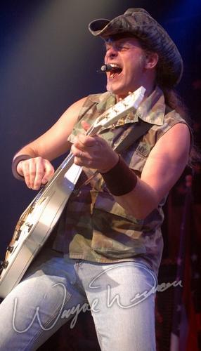Ted Nugent at Bogart's Cincinnati, OH on August 22, 2005 &mdash; concert photo by Wayne Dennon