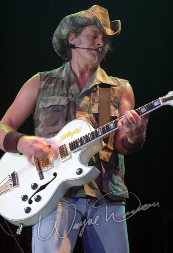 Ted Nugent at Bogart's Cincinnati, OH on August 22, 2005 &mdash; concert photo by Wayne Dennon