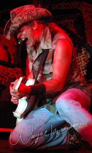 Ted Nugent at Bogart's Cincinnati, OH on August 22, 2005 &mdash; concert photo by Wayne Dennon