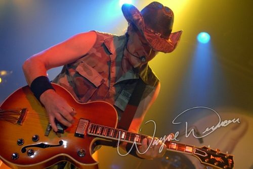 Ted Nugent concert photo by Wayne Dennon