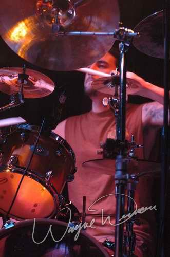 Opeth at Bogart's Cincinnati, OH on February 16, 2004 &mdash; concert photo by Wayne Dennon