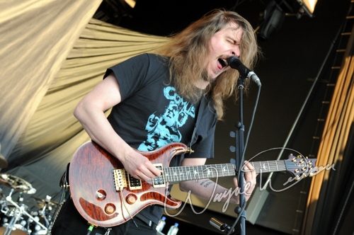 Opeth at Lifestyle Communities Pavilion Columbus, OH on May 16, 2008 &mdash; concert photo by Wayne Dennon