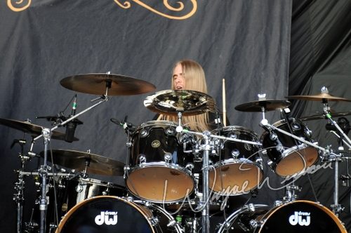 Opeth at Lifestyle Communities Pavilion Columbus, OH on May 16, 2008 &mdash; concert photo by Wayne Dennon