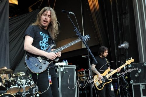 Opeth at Lifestyle Communities Pavilion Columbus, OH on May 16, 2008 &mdash; concert photo by Wayne Dennon