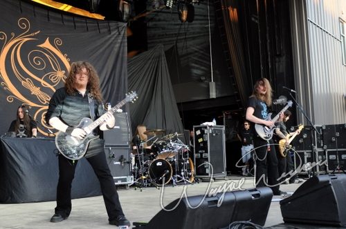 Opeth at Lifestyle Communities Pavilion Columbus, OH on May 16, 2008 &mdash; concert photo by Wayne Dennon