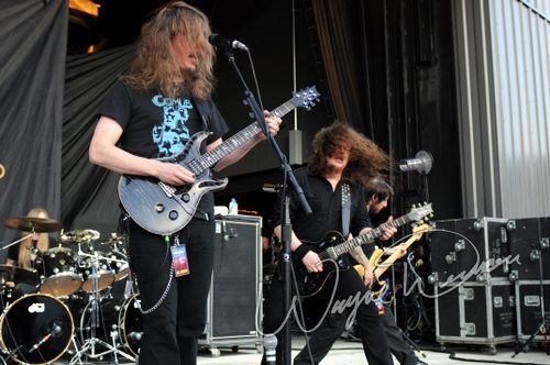 Opeth at Lifestyle Communities Pavilion Columbus, OH on May 16, 2008 &mdash; concert photo by Wayne Dennon