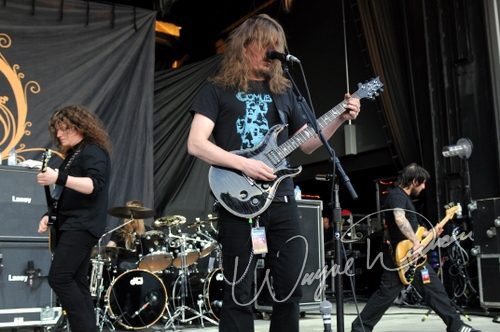 Opeth at Lifestyle Communities Pavilion Columbus, OH on May 16, 2008 &mdash; concert photo by Wayne Dennon