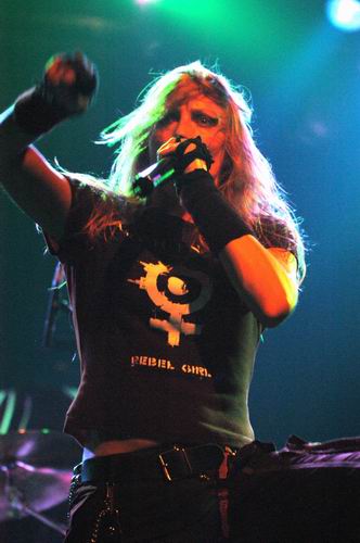 Arch Enemy at Bogart's Cincinnati, OH on November 2, 2003 &mdash; concert photo by Wayne Dennon